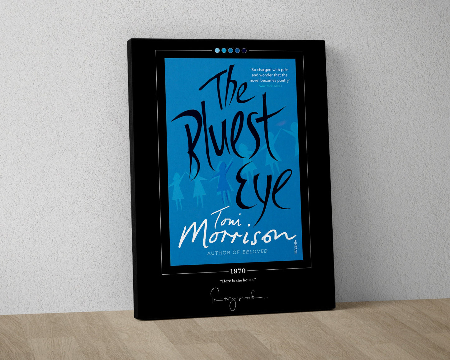 The Bluest Eye Book Cover Poster | Toni Morrison, The Bluest Eye Poster, The Bluest Eye Print, Book Posters, Canvas Print, Book Lover Gift