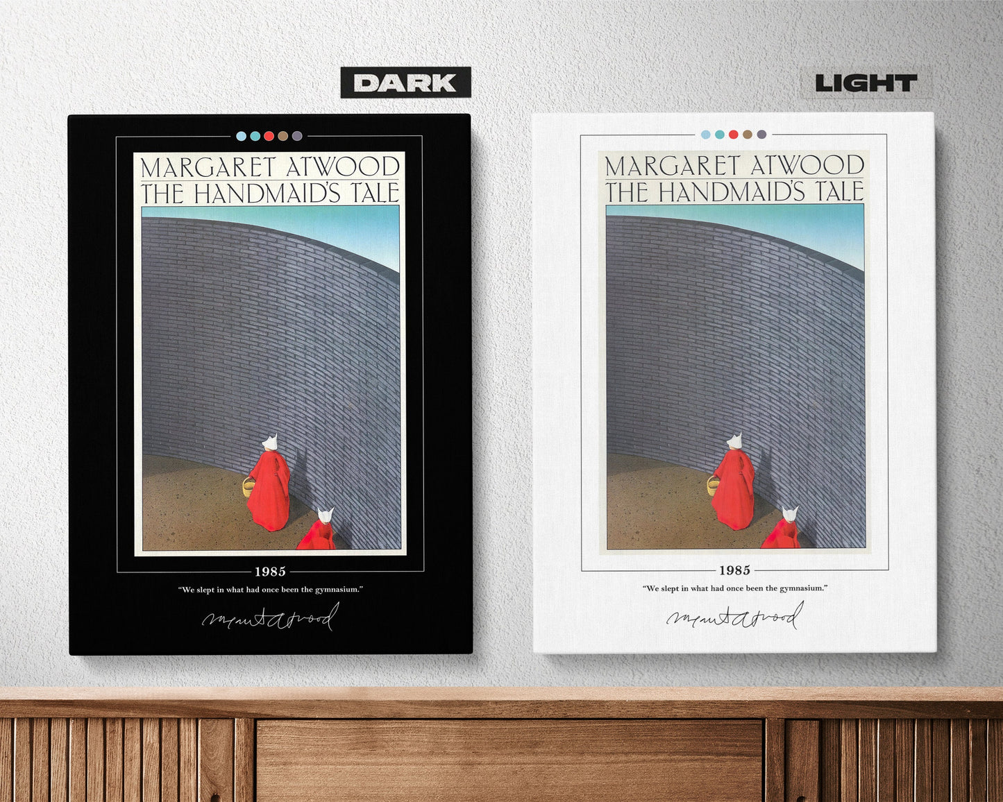 The Handmaid's Tale Book Cover Poster | Margaret Atwood, The Handmaid's Tale Poster, Book Posters, Book Art, Canvas Print, Book Lover Gift