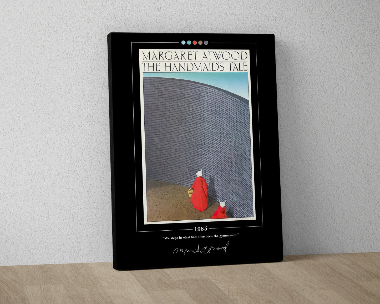 The Handmaid's Tale Book Cover Poster | Margaret Atwood, The Handmaid's Tale Poster, Book Posters, Book Art, Canvas Print, Book Lover Gift