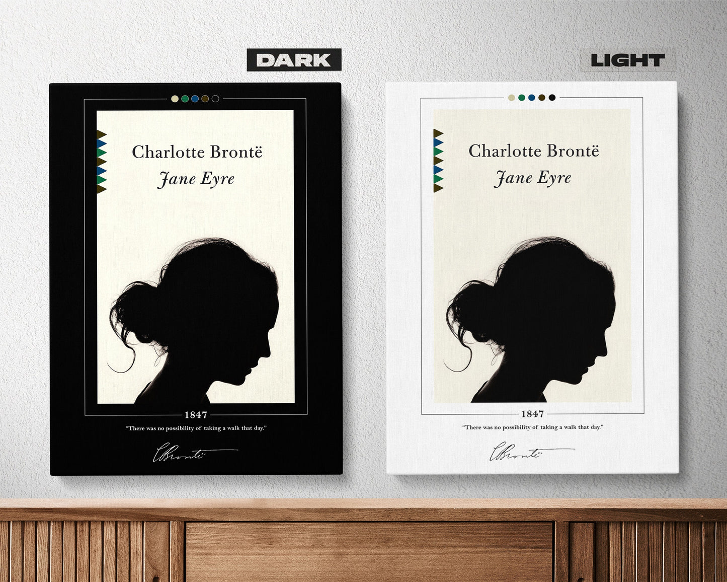 Jane Eyre Book Cover Poster | Charlotte Bronte, Jane Eyre Poster, Jane Eyre Print, Book Posters, Book Art, Canvas Print, Book Lover Gift