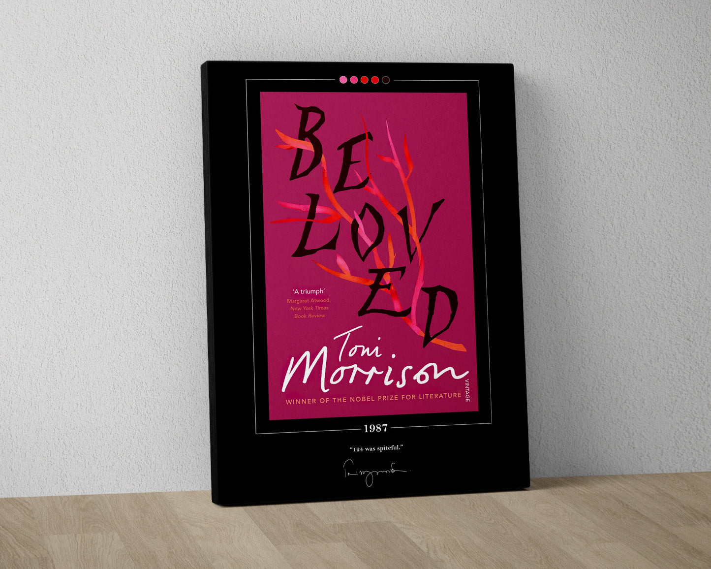 Beloved Book Cover Poster | Toni Morrison, Beloved Poster, Beloved Print, Book Posters, Canvas Wall Art, Book Art, Book Lover Gift