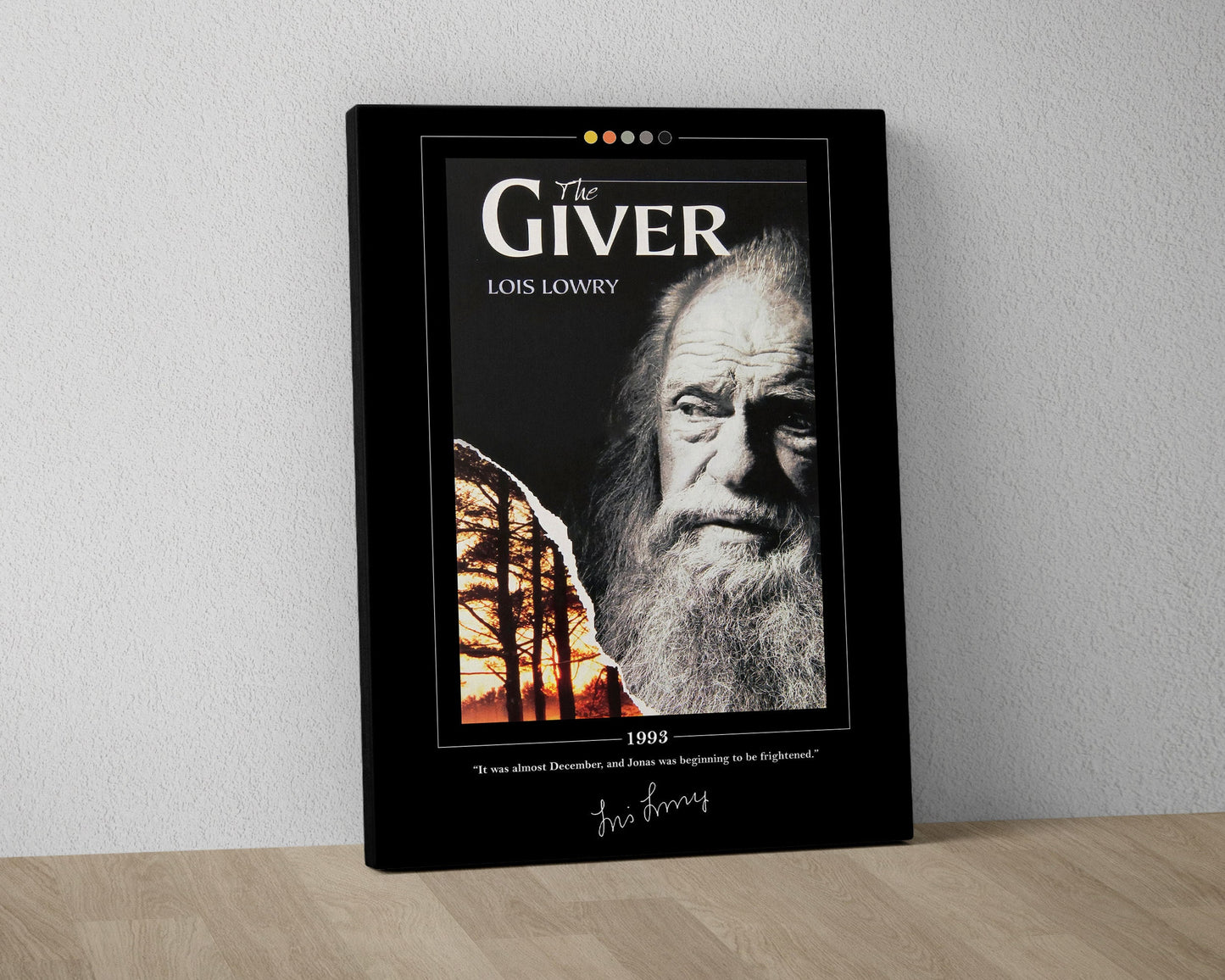 The Giver Book Cover Poster | Lois Lowry, The Giver Poster, The Giver Print, Book Posters, Canvas Wall Art, Book Art, Book Lover Gift