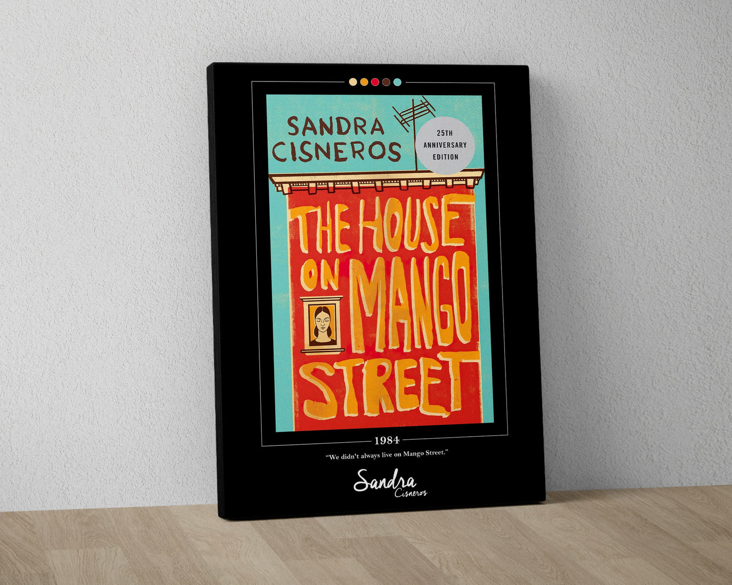 The House on Mango Street Book Cover Poster | Sandra Cisneros, The House on Mango Street Poster, Book Posters, Canvas Print, Book Lover Gift