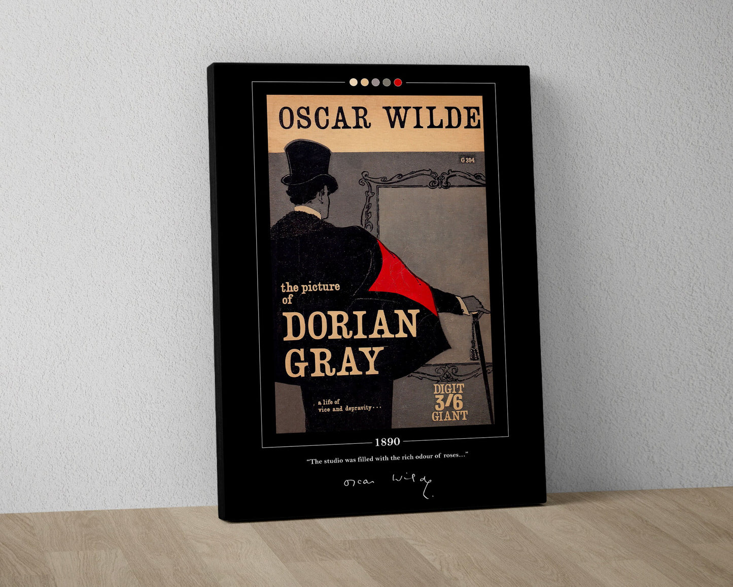 The Picture of Dorian Gray Book Cover Poster | Oscar Wilde, The Picture of Dorian Gray Poster, Book Posters, Canvas Print, Book Lover Gift