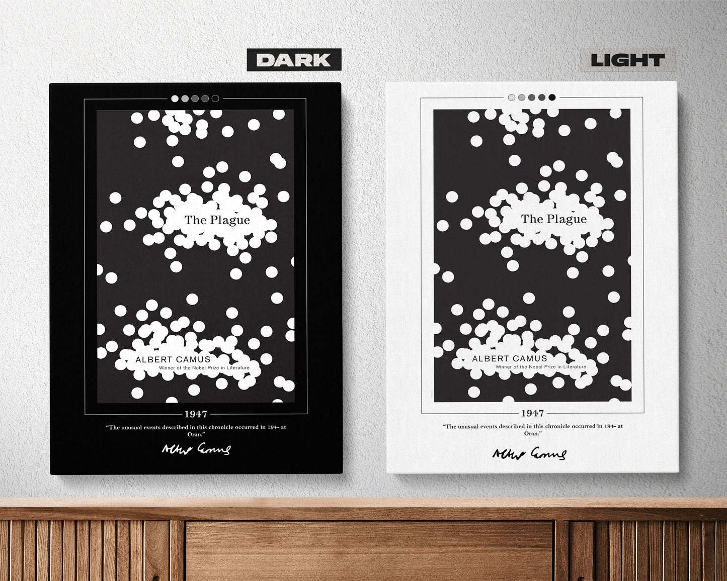 The Plague Book Cover Poster | Albert Camus, The Plague Poster, The Plague Print, Book Posters, Book Art, Canvas Wall Art, Book Lover Gift
