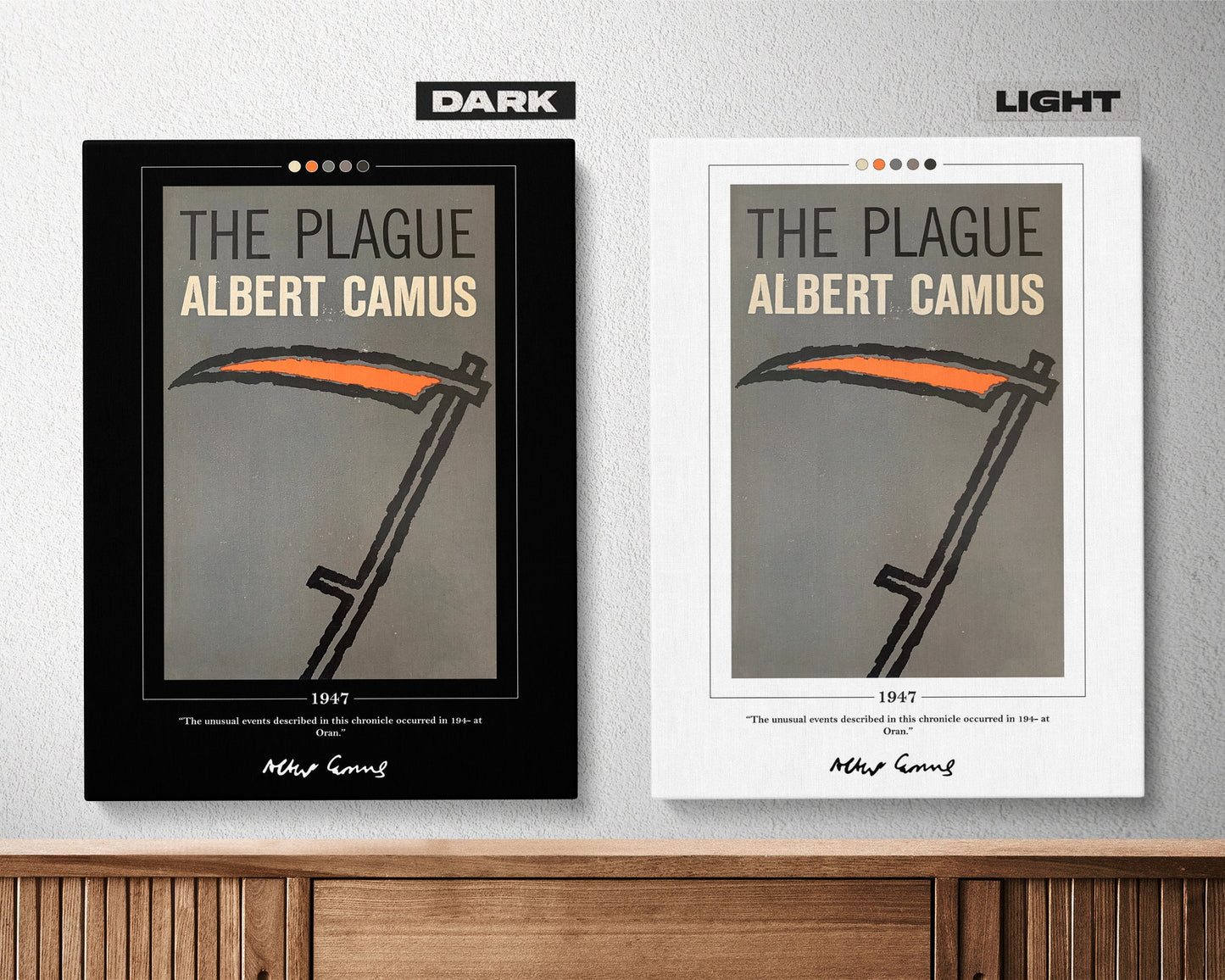 The Plague Book Cover Poster | Albert Camus, The Plague Poster, The Plague Print, Book Posters, Book Art, Canvas Print, Book Lover Gift