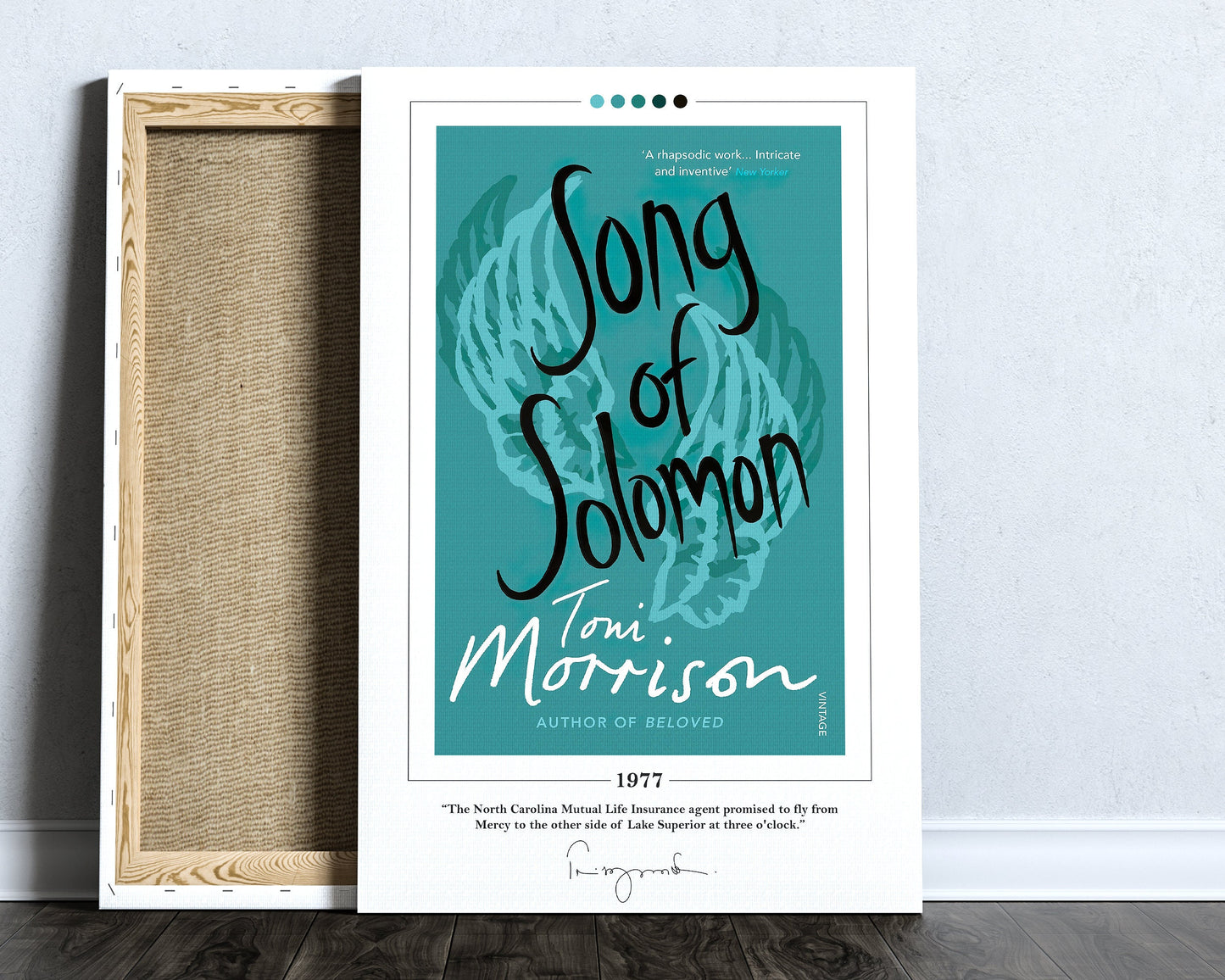 Song of Solomon Book Cover Poster | Toni Morrison, Song of Solomon Poster, Song of Solomon Print, Book Poster, Canvas Print, Book Lover Gift