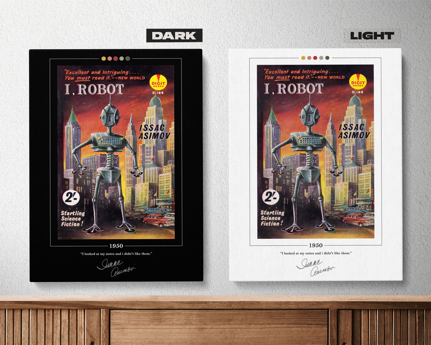 I Robot Book Cover Poster | Isaac Asimov, I Robot Poster, I Robot Print, Book Posters, Book Prints, Canvas Print, Book Art, Book Lover Gift