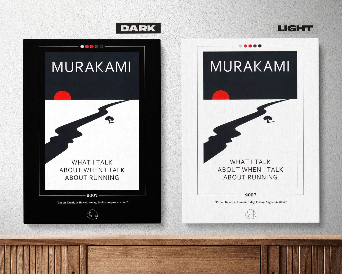 What I Talk About When I Talk About Running Book Cover Poster | Haruki Murakami, What I Talk About When I Talk About Running Poster