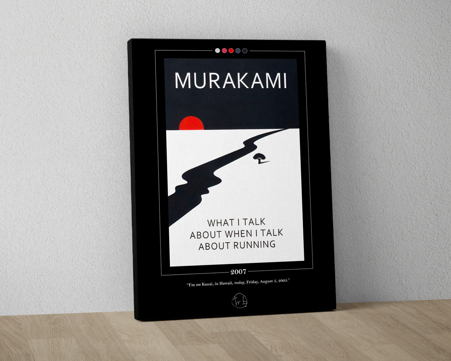What I Talk About When I Talk About Running Book Cover Poster | Haruki Murakami, What I Talk About When I Talk About Running Poster