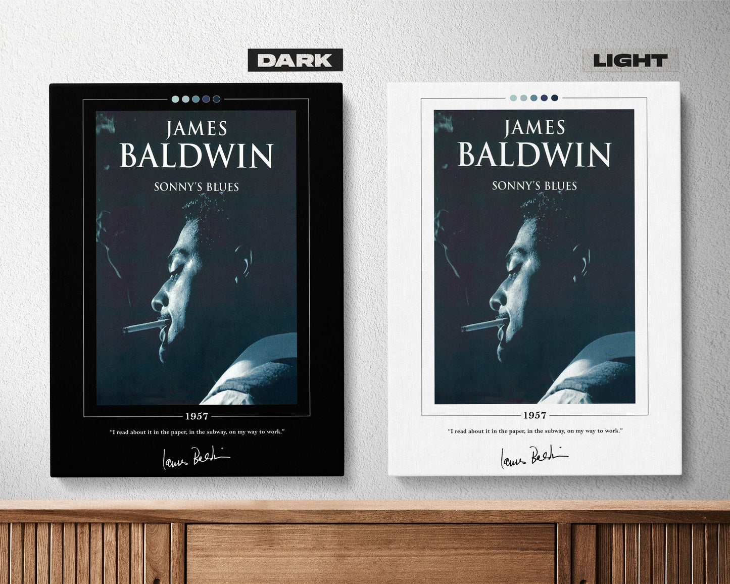Sonny's Blues Book Cover Poster | James Baldwin, Sonny's Blues Poster, Sonny's Blues Print, Book Posters, Canvas Print, Book Lover Gift