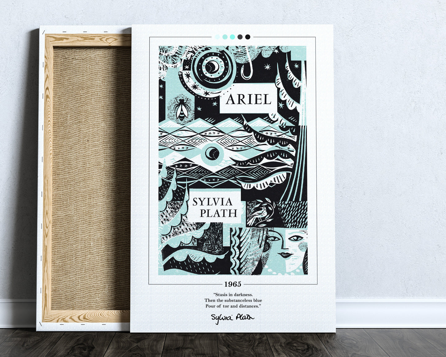 Ariel Book Cover Poster | Sylvia Plath, Ariel Poster, Ariel Print, Book Posters, Book Prints, Canvas Wall Art, Book Art, Book Lover Gift
