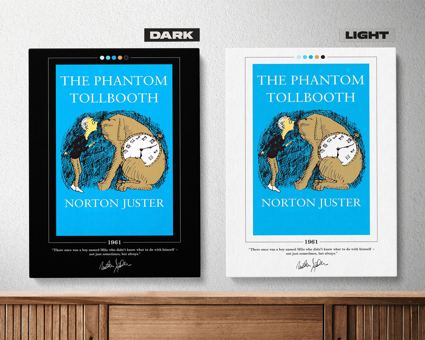 The Phantom Tollbooth Book Cover Poster | Norton Juster, Phantom Tollbooth Poster, Phantom Tollbooth Print, Book Posters, Book Lover Gift
