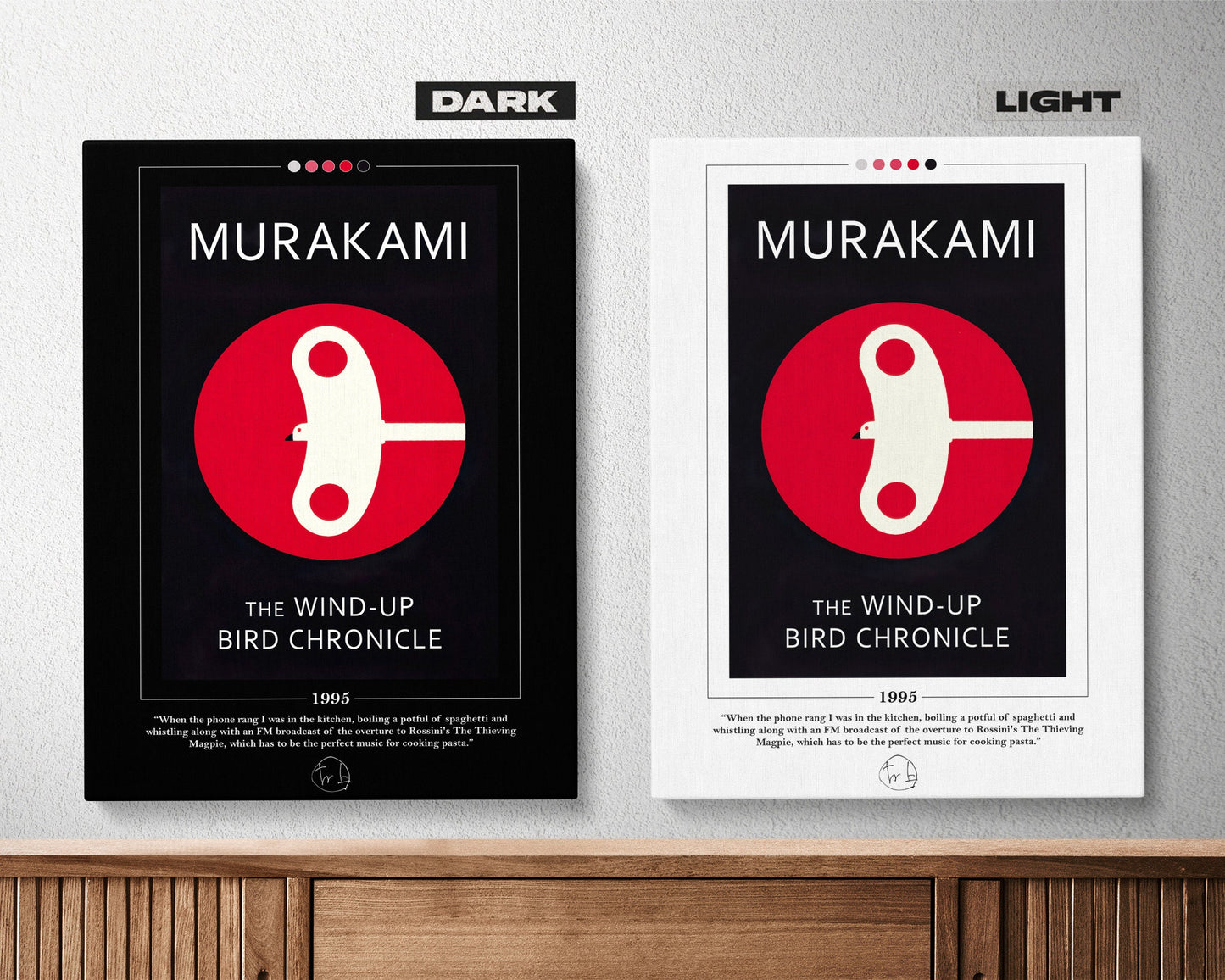 The Wind Up Bird Chronicle Book Cover Poster | Haruki Murakami, The Wind Up Bird Chronicle Poster, Book Posters, Book Art, Canvas Wall Art