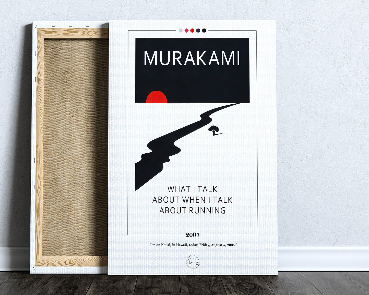 What I Talk About When I Talk About Running Book Cover Poster | Haruki Murakami, What I Talk About When I Talk About Running Poster
