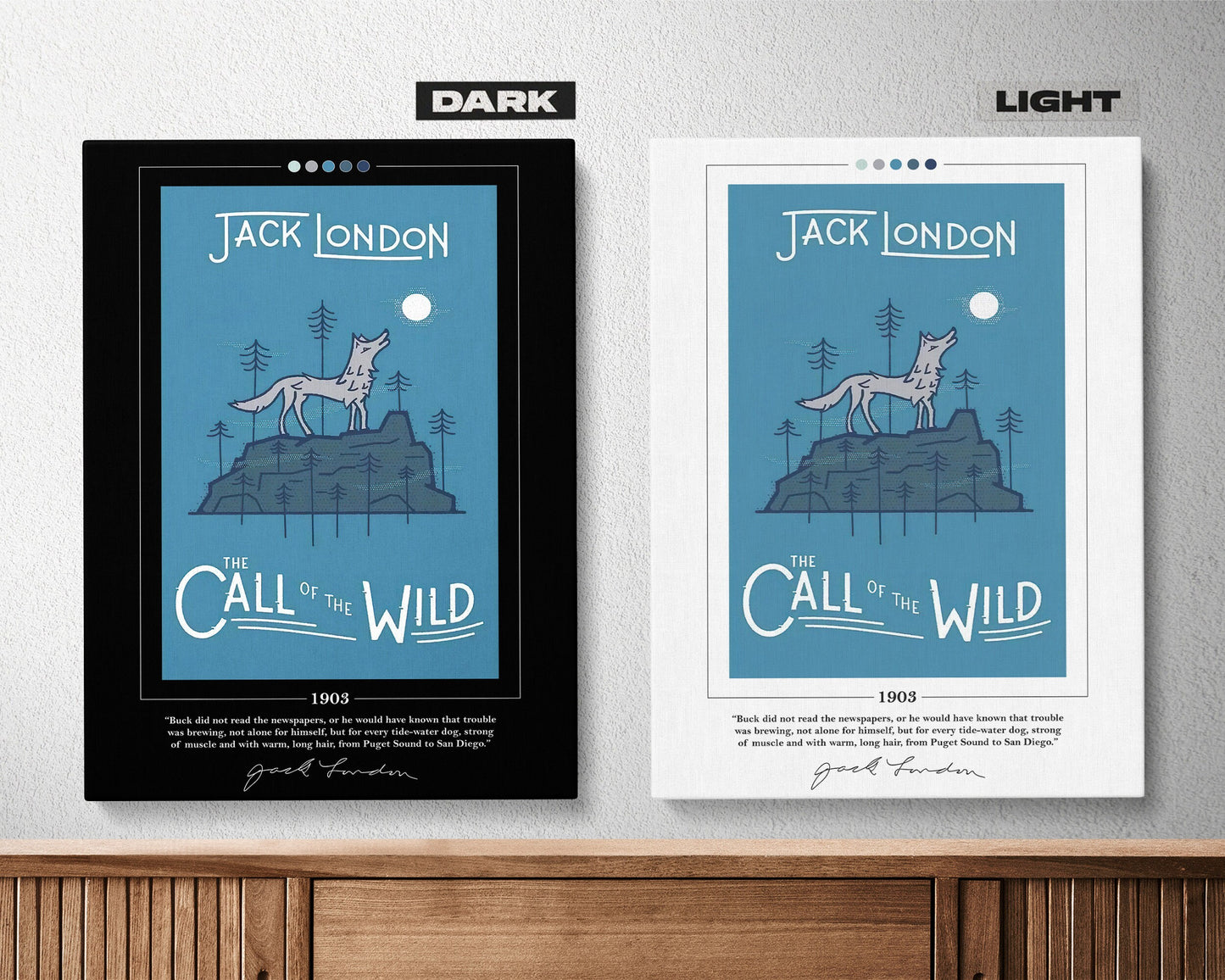 The Call of the Wild Book Cover Poster | Jack London, The Call of the Wild Poster, Book Posters, Canvas Wall Art, Book Art, Book Lover Gift