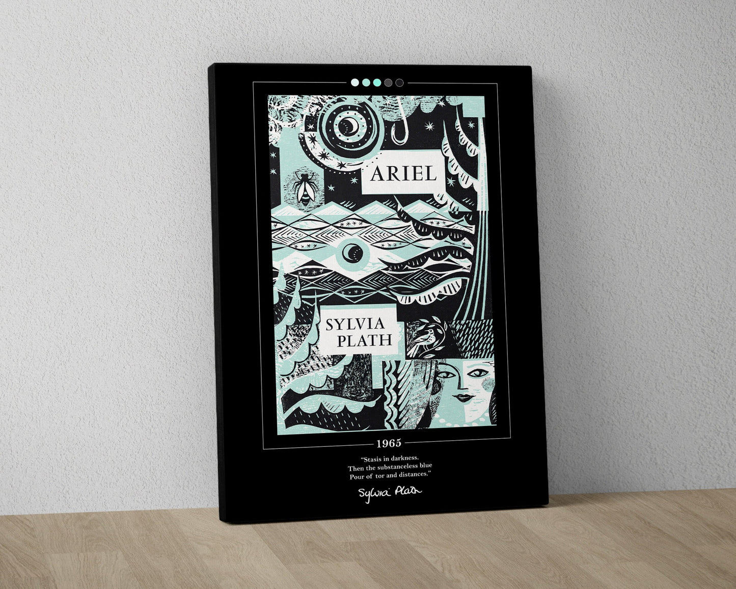 Ariel Book Cover Poster | Sylvia Plath, Ariel Poster, Ariel Print, Book Posters, Book Prints, Canvas Wall Art, Book Art, Book Lover Gift