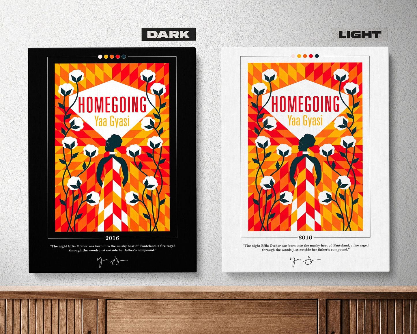Homegoing Book Cover Poster | Yaa Gyasi, Homegoing Poster, Homegoing Print, Book Posters, Book Art, Canvas Wall Art, Book Lover Gift