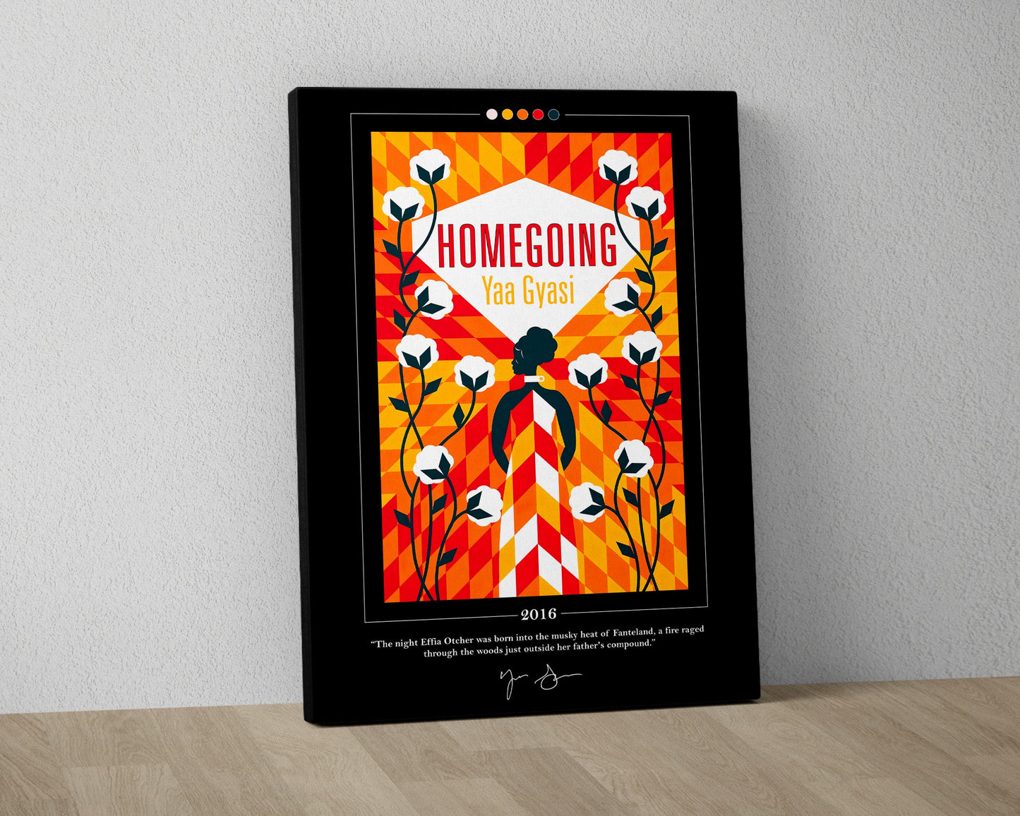 Homegoing Book Cover Poster | Yaa Gyasi, Homegoing Poster, Homegoing Print, Book Posters, Book Art, Canvas Wall Art, Book Lover Gift
