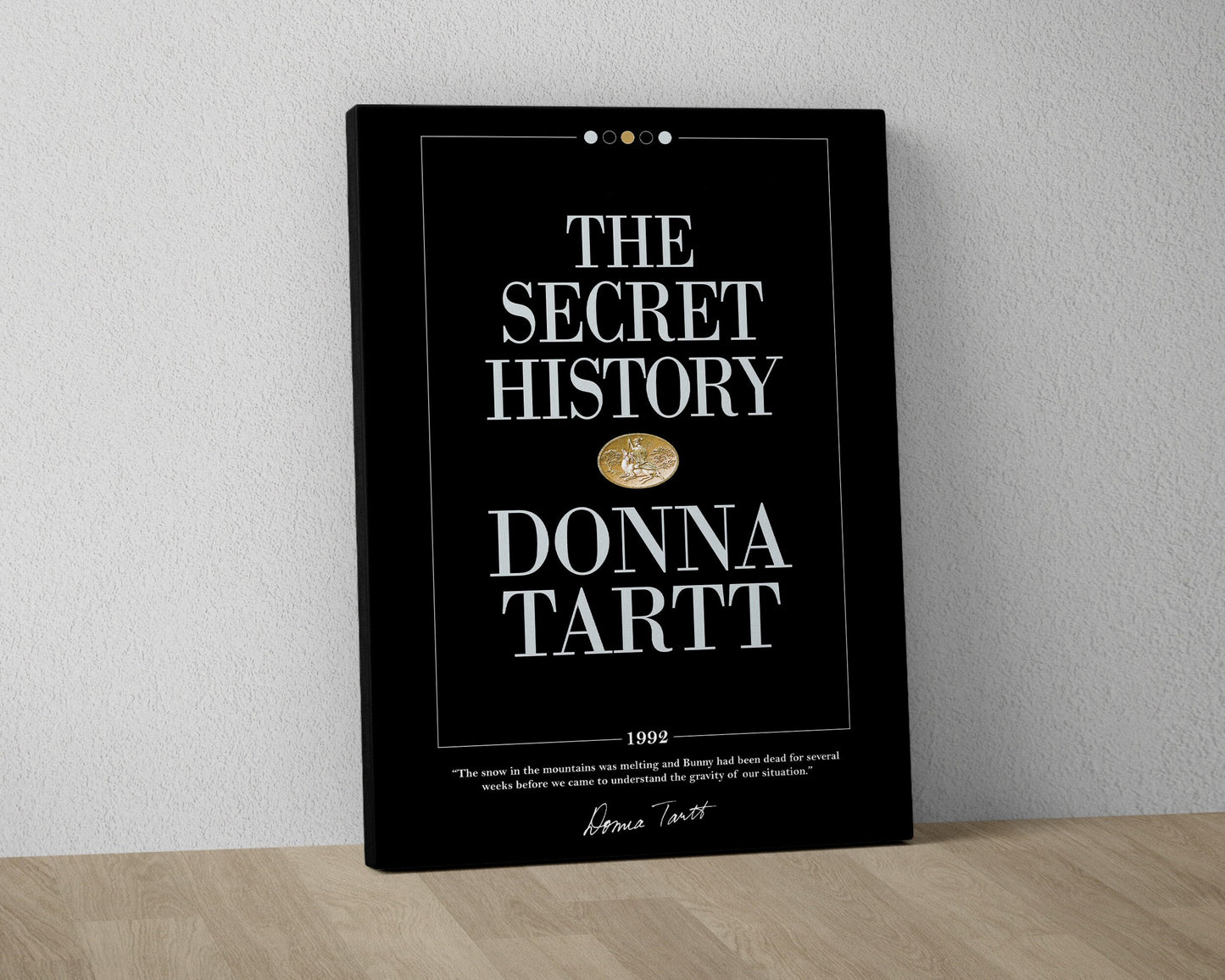 The Secret History Book Cover Poster | Donna Tartt, The Secret History Poster, Secret History Print, Book Posters, Book Art, Book Lover Gift