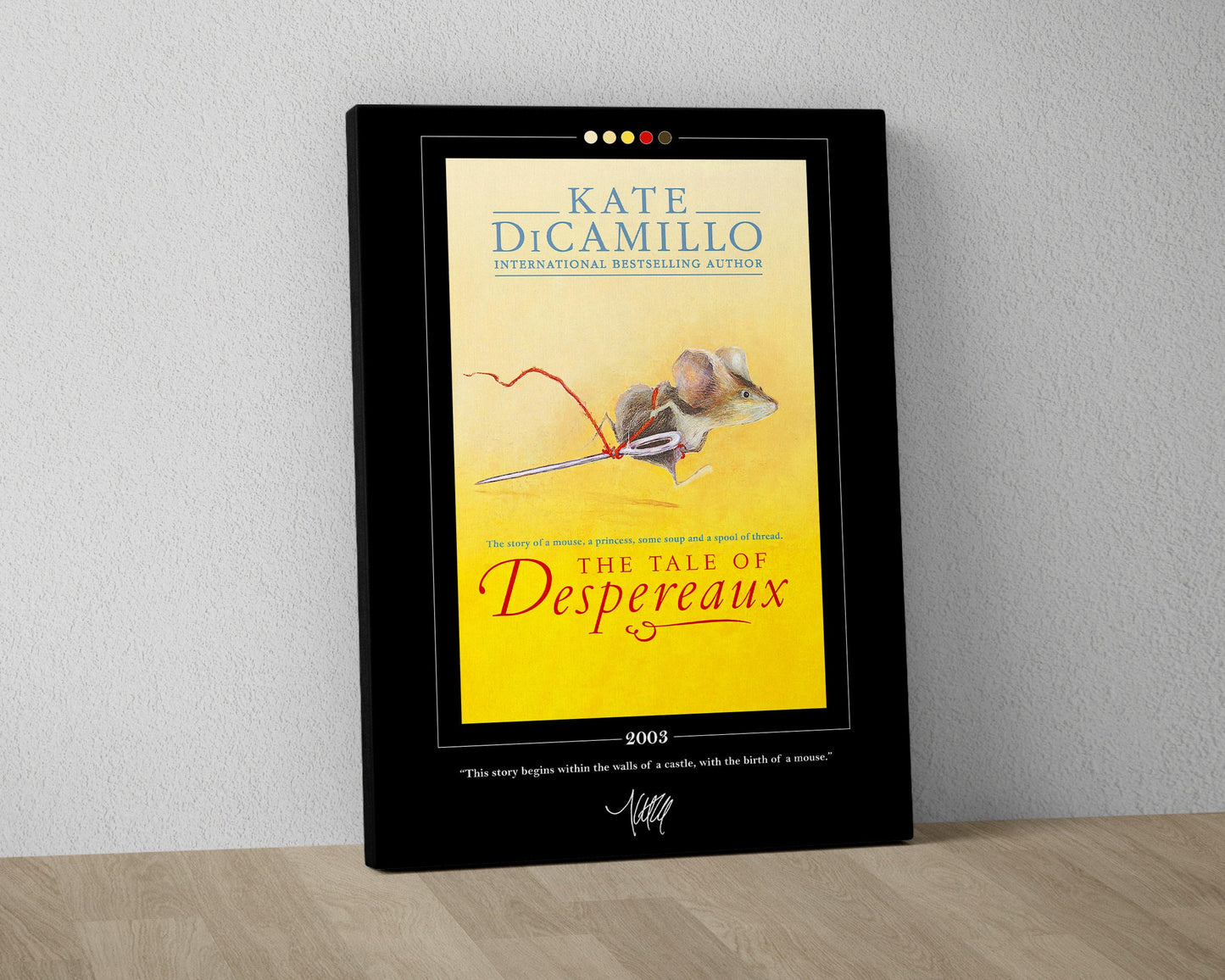 The Tale of Despereaux Book Cover Poster | Kate DiCamillo, The Tale of Despereaux Poster, Book Posters, Book Art, Book Lover Gift