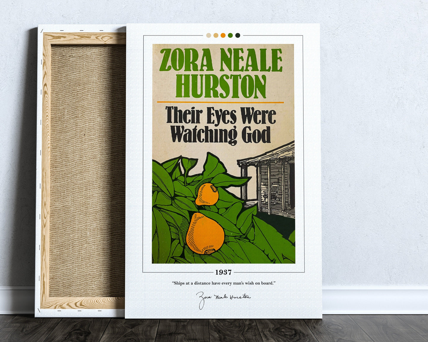 Their Eyes Were Watching God Book Cover Poster | Zora Neale Hurston, Their Eyes Were Watching God Poster, Book Posters, Book Lover Gift