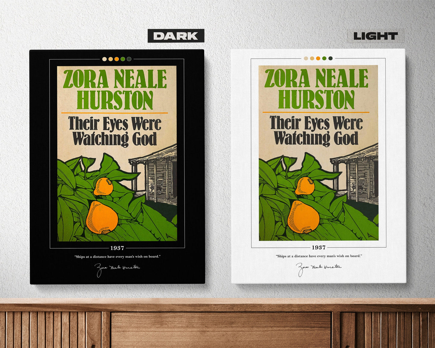 Their Eyes Were Watching God Book Cover Poster | Zora Neale Hurston, Their Eyes Were Watching God Poster, Book Posters, Book Lover Gift