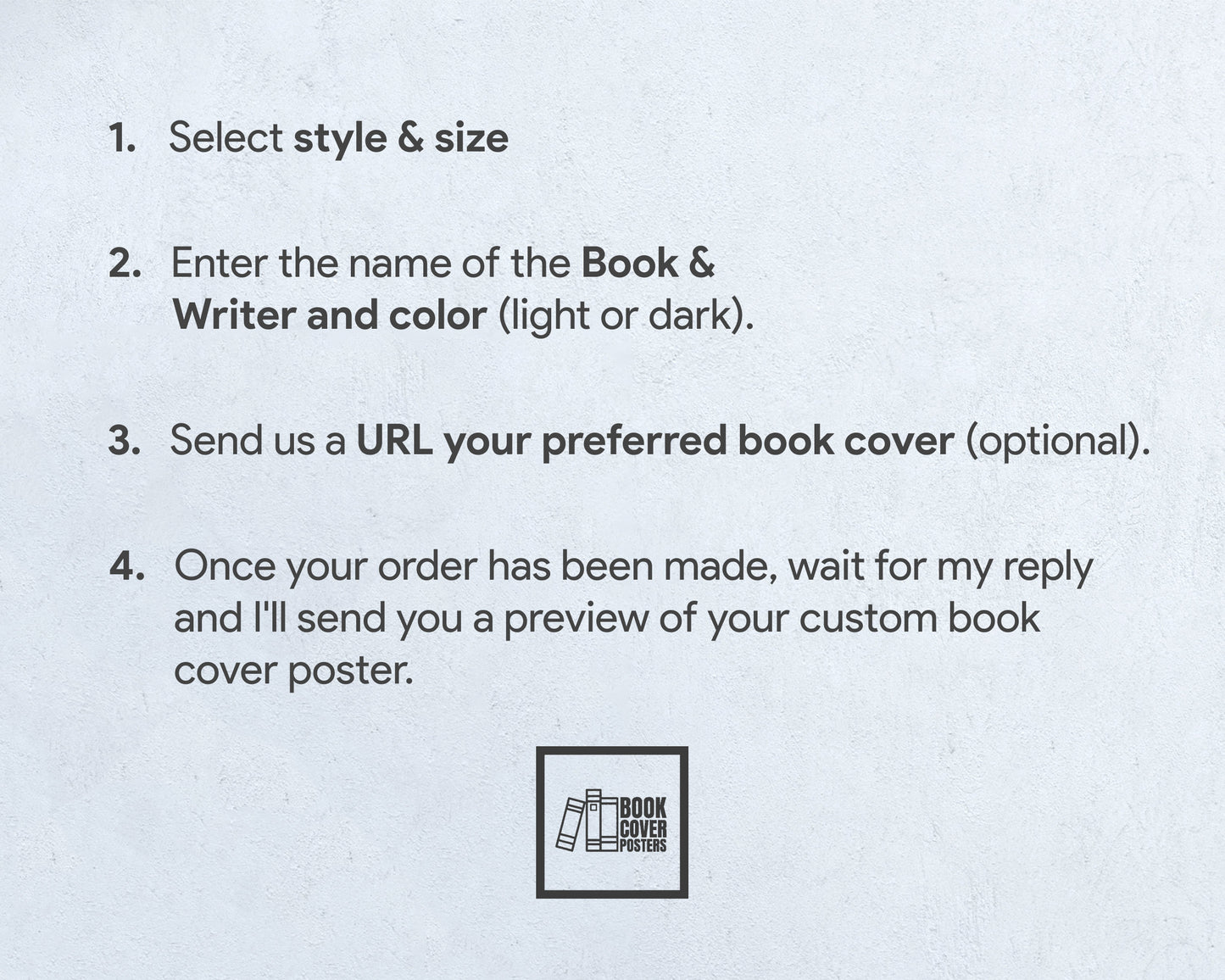Request Your Own Book Cover Poster | Book Posters, Book Prints, Book Art, Canvas Wall Art, Book Lover Gift, Literary Gifts, Bookish Gifts