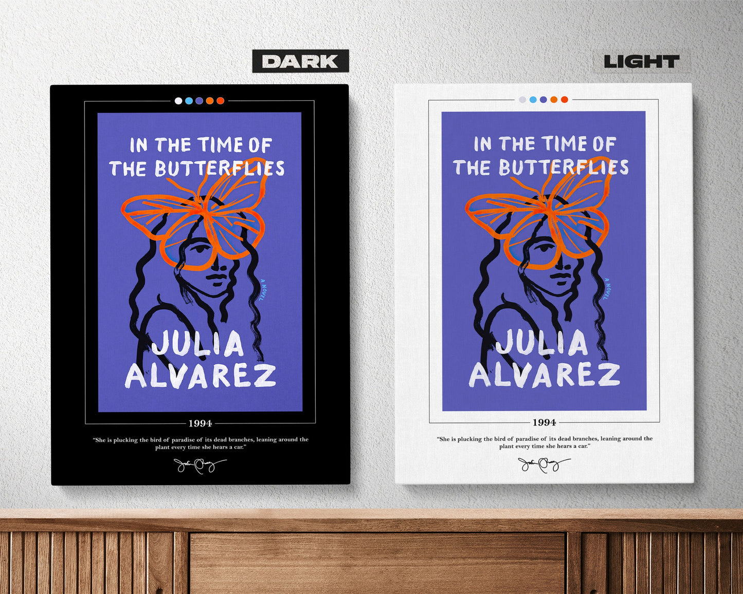 In the Time of the Butterflies Book Cover Poster | Julia Alvarez, In the Time of the Butterflies Poster, Book Posters, Book Lover Gift