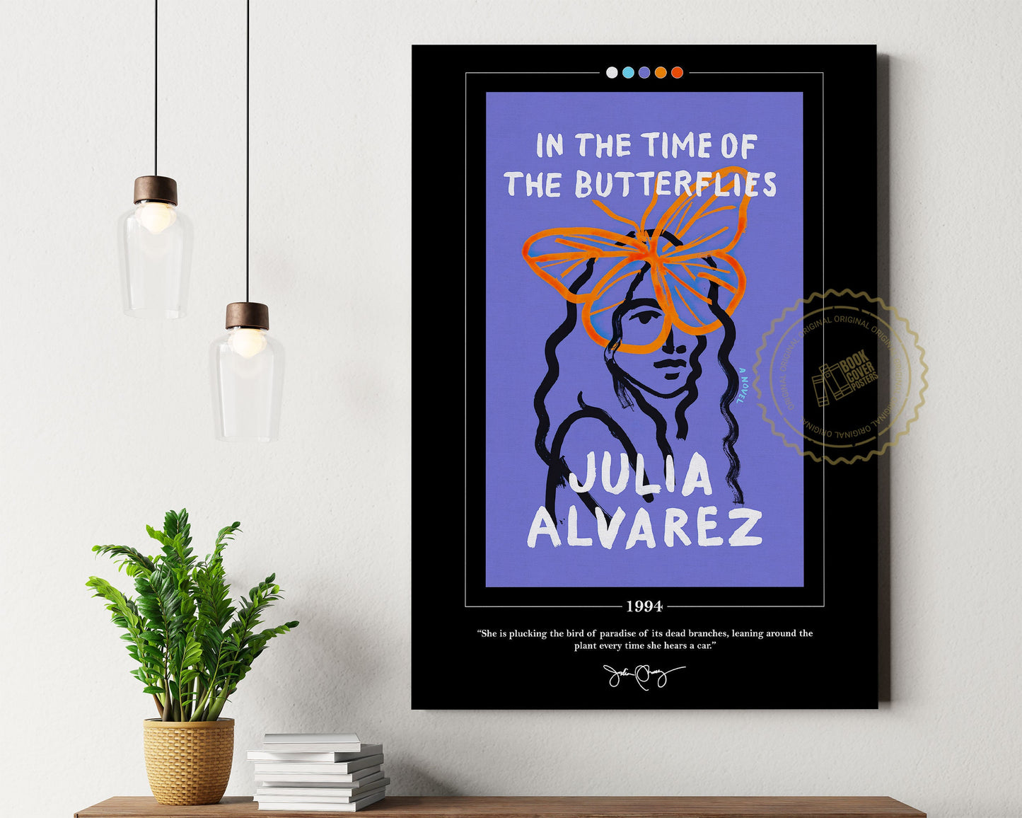 In the Time of the Butterflies Book Cover Poster | Julia Alvarez, In the Time of the Butterflies Poster, Book Posters, Book Lover Gift