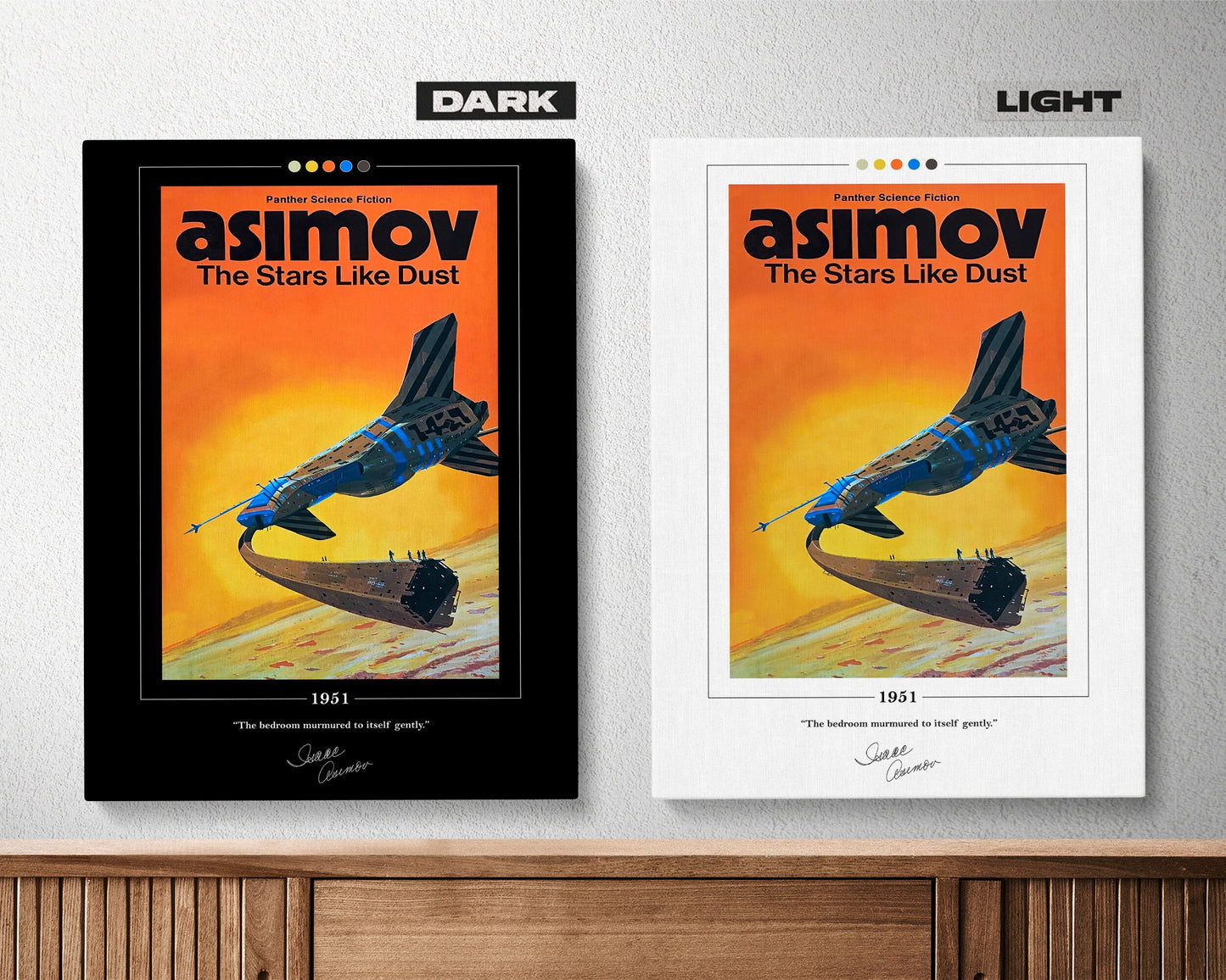The Stars Like Dust Book Cover Poster | Isaac Asimov, The Stars Like Dust Poster, Book Posters, Book Art, Canvas Wall Art, Book Lover Gift