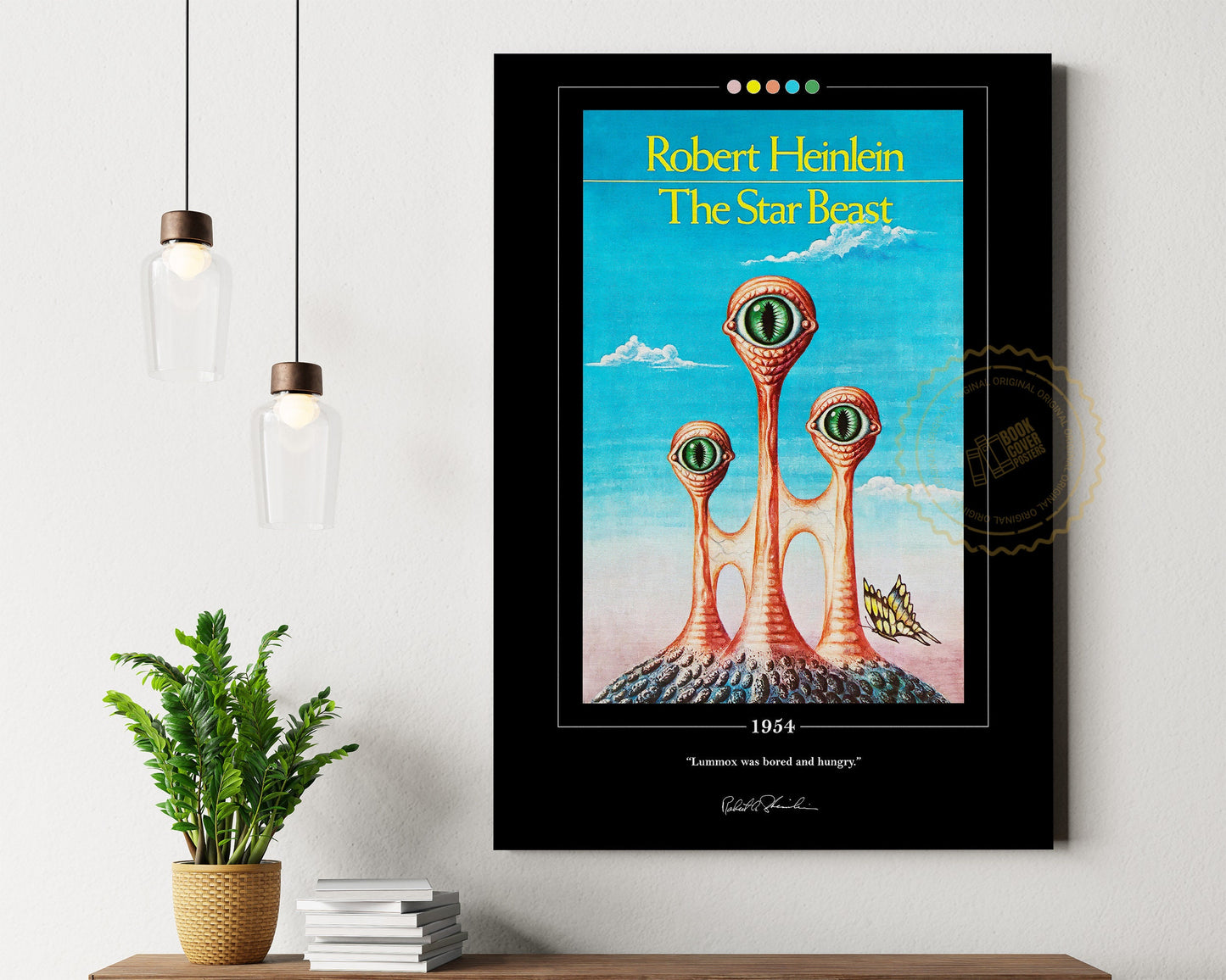 The Star Beast Book Cover Poster | Robert A. Heinlein, The Star Beast Poster, Book Posters, Book Art, Canvas Wall Art, Book Lover Gift