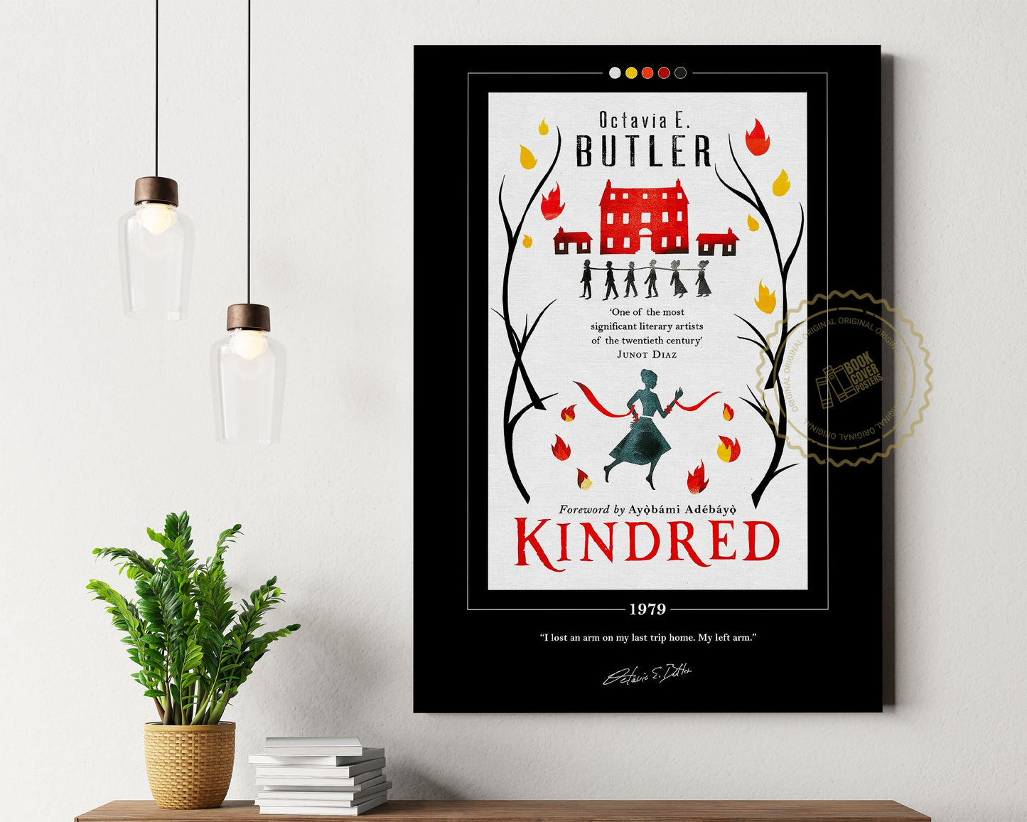 Kindred Book Cover Poster | Octavia E. Butler, Kindred Poster, Kindred Print, Book Posters, Book Art, Canvas Wall Art, Book Lover Gift