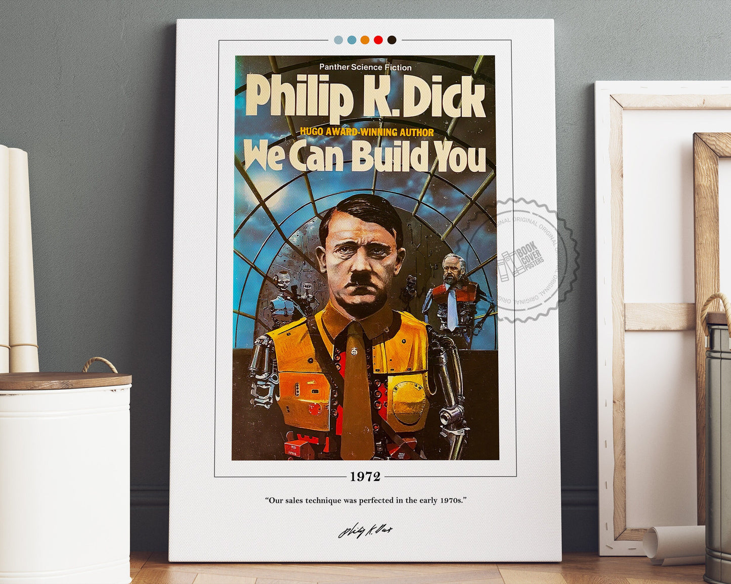 We Can Build You Book Cover Poster | Philip K Dick, We Can Build You Poster, Book Posters, Book Art, Canvas Wall Art, Book Lover Gift