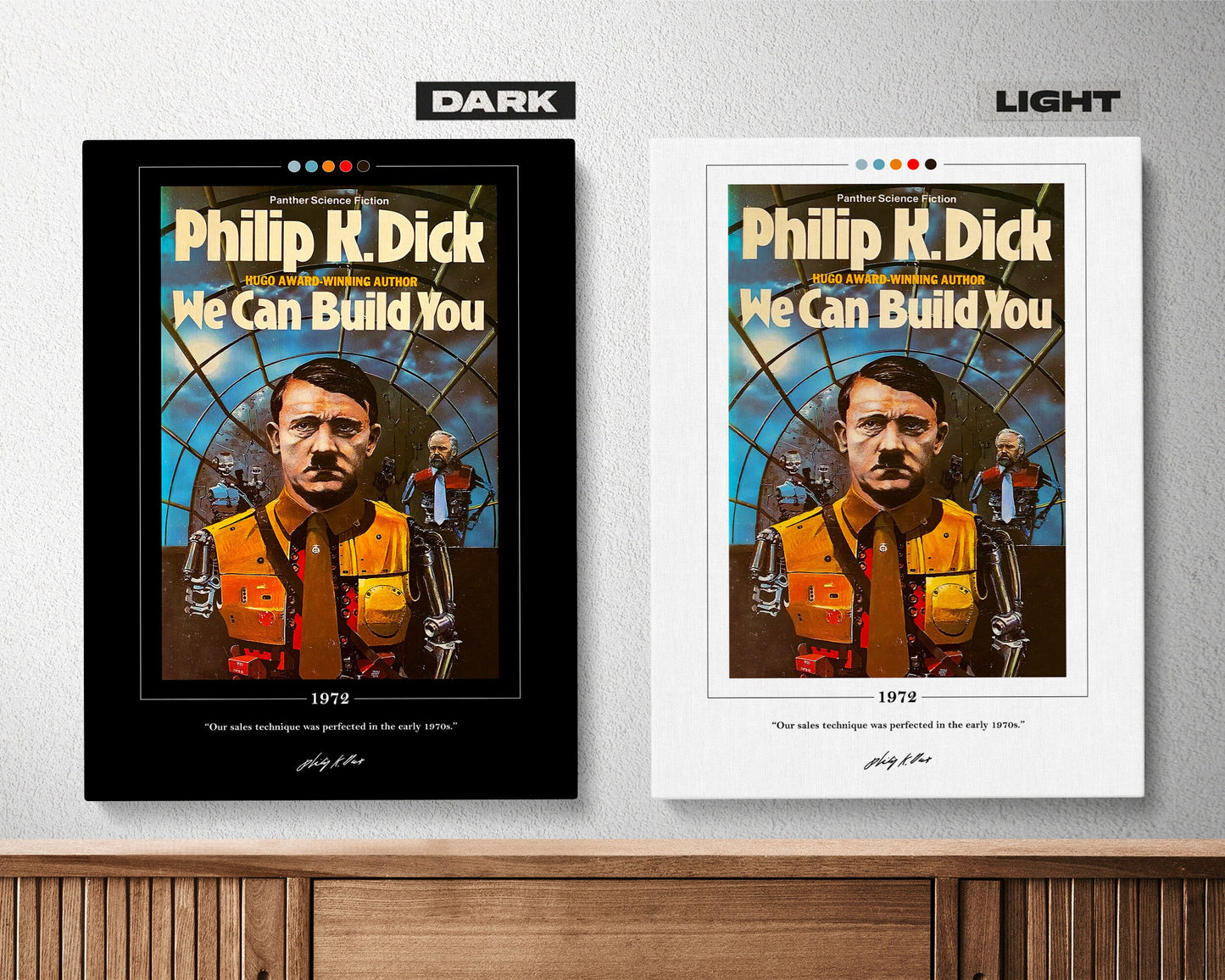 We Can Build You Book Cover Poster | Philip K Dick, We Can Build You Poster, Book Posters, Book Art, Canvas Wall Art, Book Lover Gift