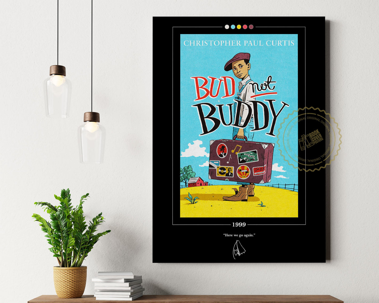 Bud Not Buddy Book Cover Poster | Christopher Paul Curtis, Bud Not Buddy Poster, Book Posters, Canvas Wall Art, Book Art, Book Lover Gift