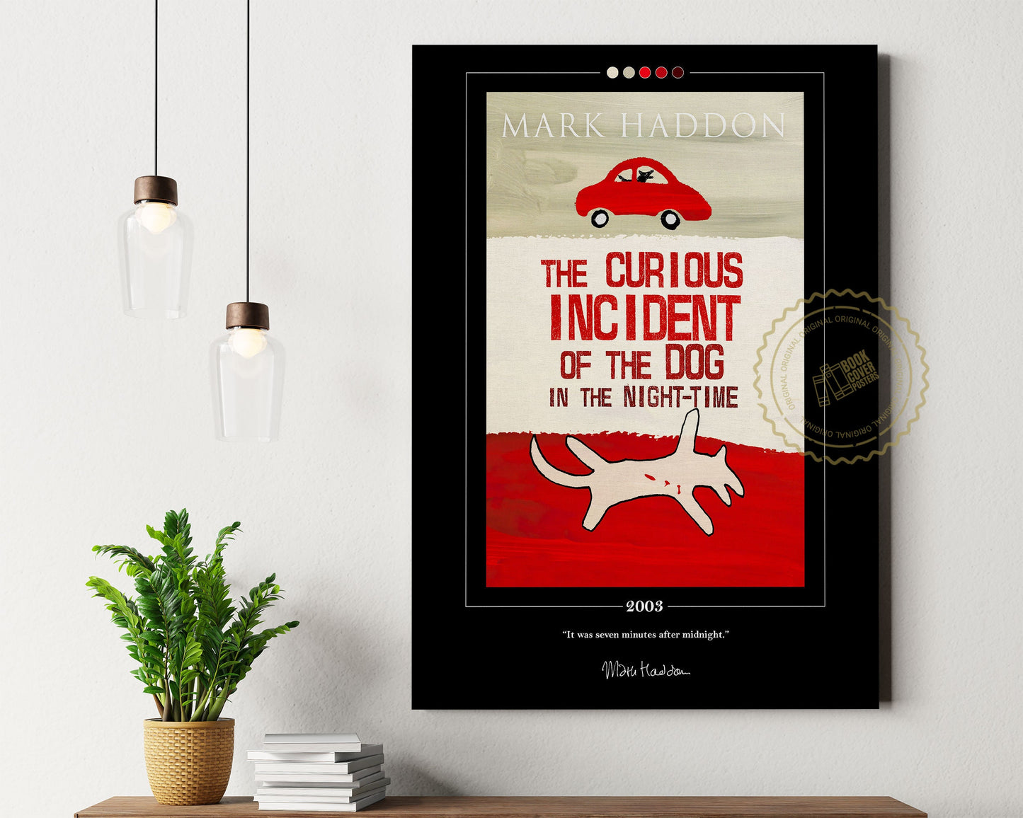 The Curious Incident of the Dog in the Night-Time Book Cover Poster | Mark Haddon, The Curious Incident of the Dog in the Night-Time Poster
