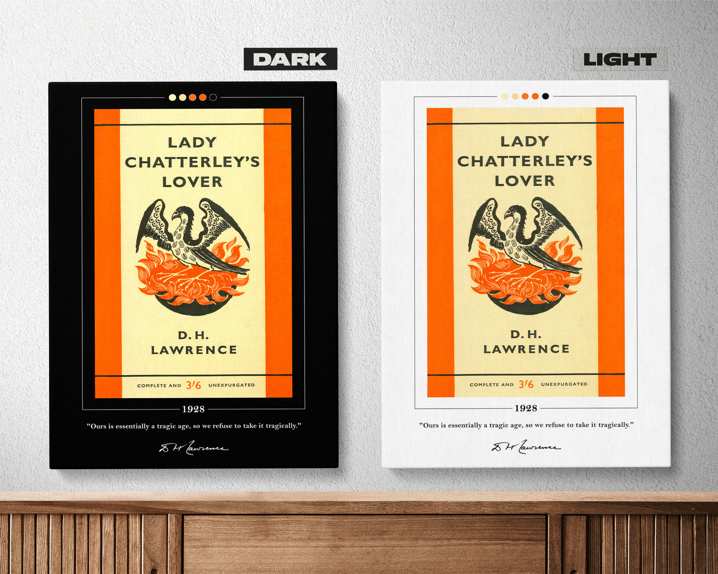 Lady Chatterley's Lover Book Cover Poster | D. H. Lawrence, Lady Chatterley's Lover Poster, Book Posters, Canvas Wall Art, Book Lover Gift