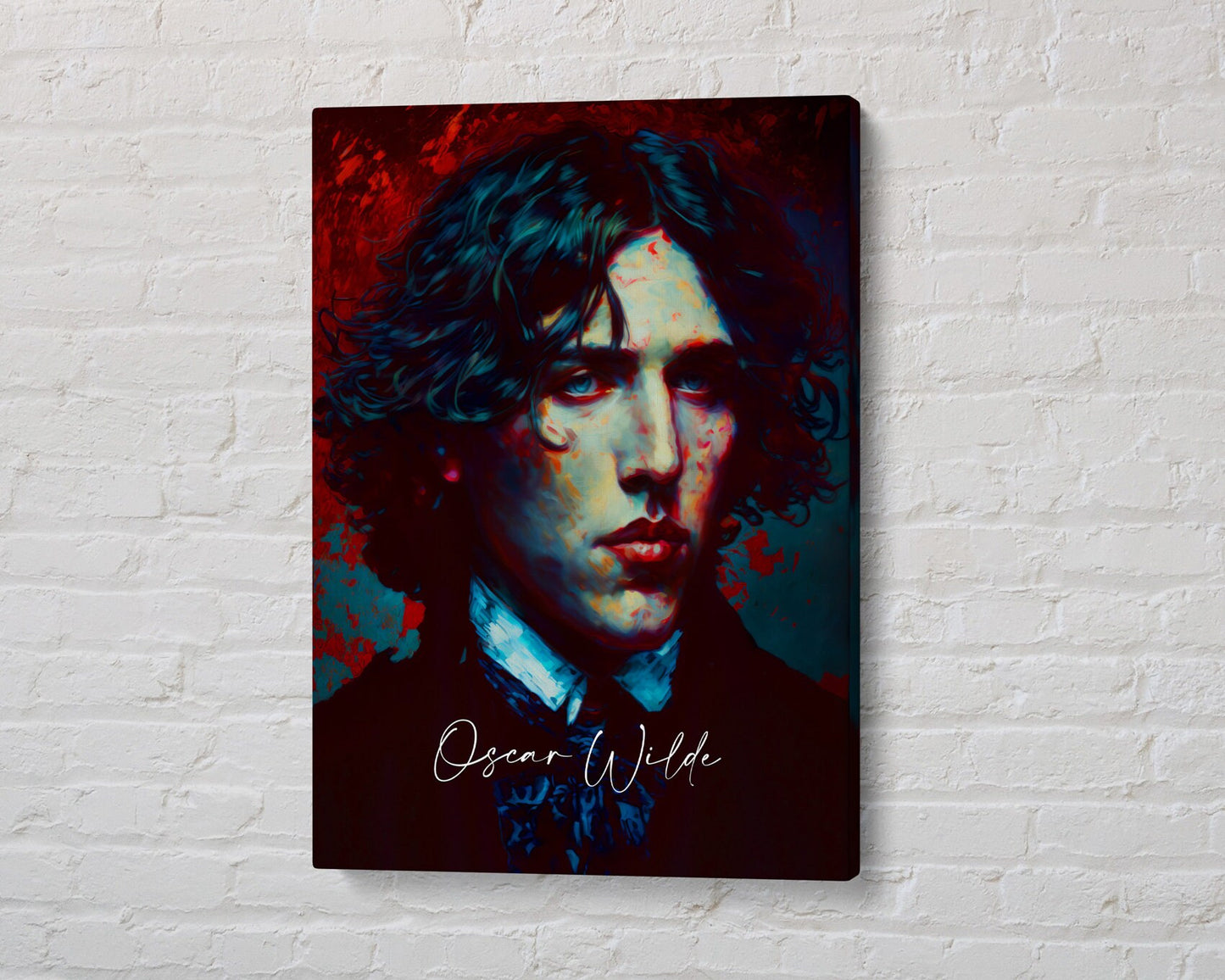 Oscar Wilde Poster Canvas | Oscar Wilde Canvas Wall Art, Oscar Wilde Print, Book Posters, Book Art, Book Lover Gift