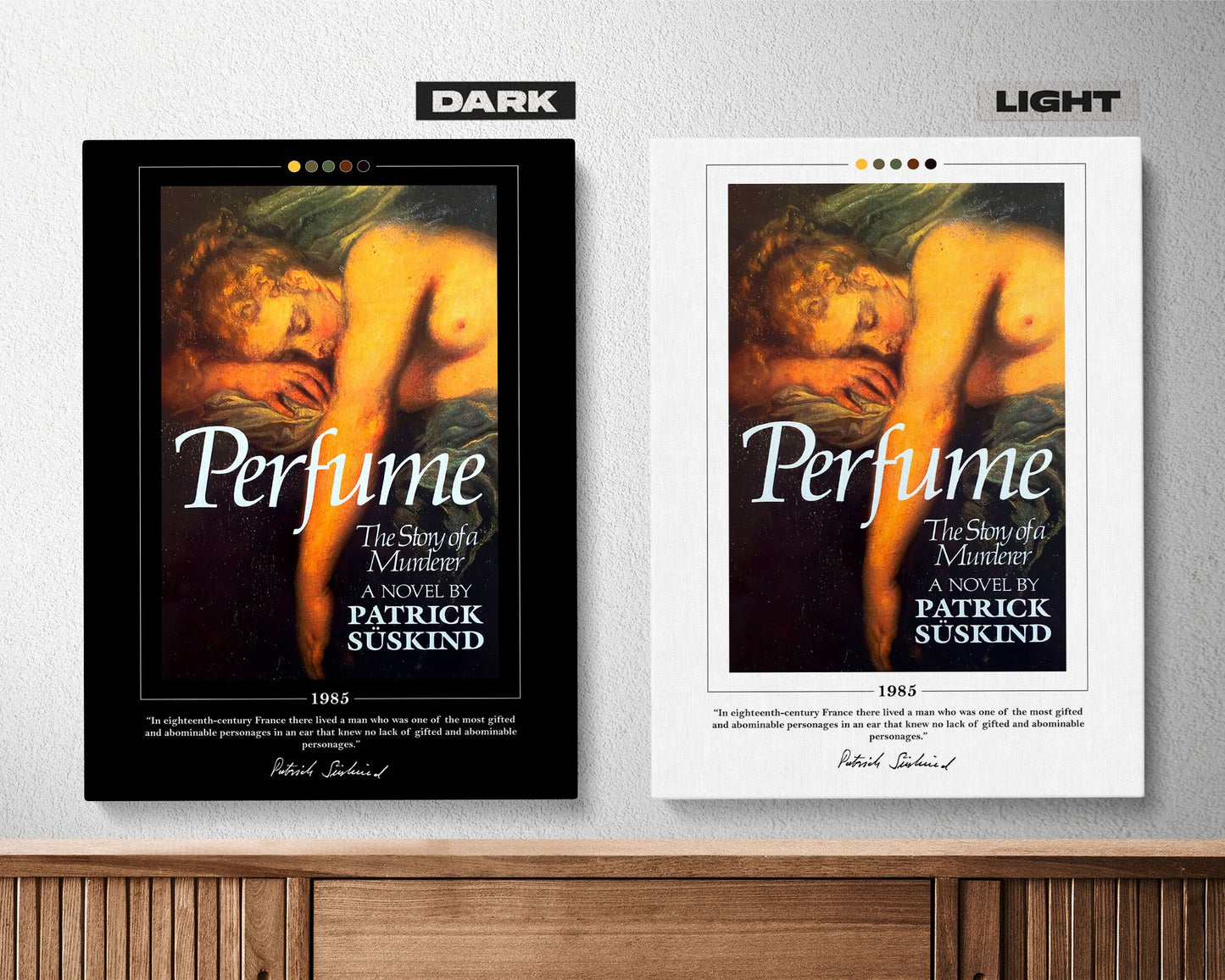 Perfume Book Cover Poster | Patrick Süskind, Perfume Poster, Perfume Print, Book Posters, Book Art, Canvas Wall Art, Book Lover Gift