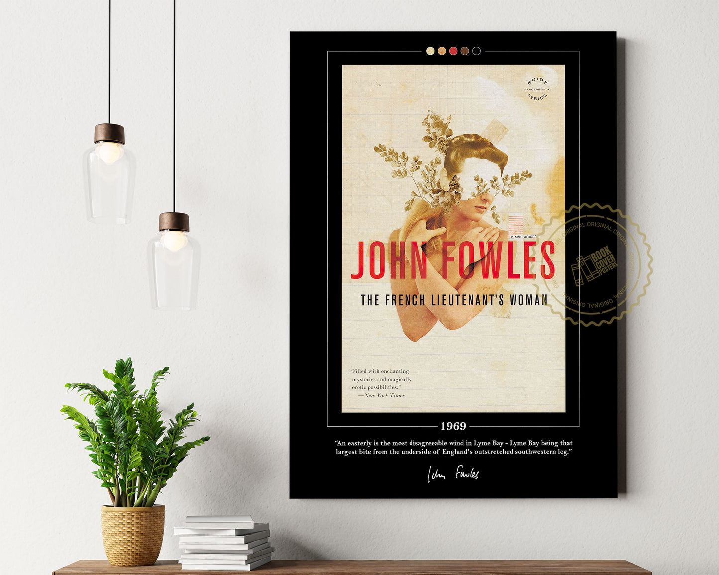 The French Lieutenant's Woman Book Cover Poster | John Fowles, French Lieutenant's Woman Poster, Book Posters, Book Art, Canvas Wall Art