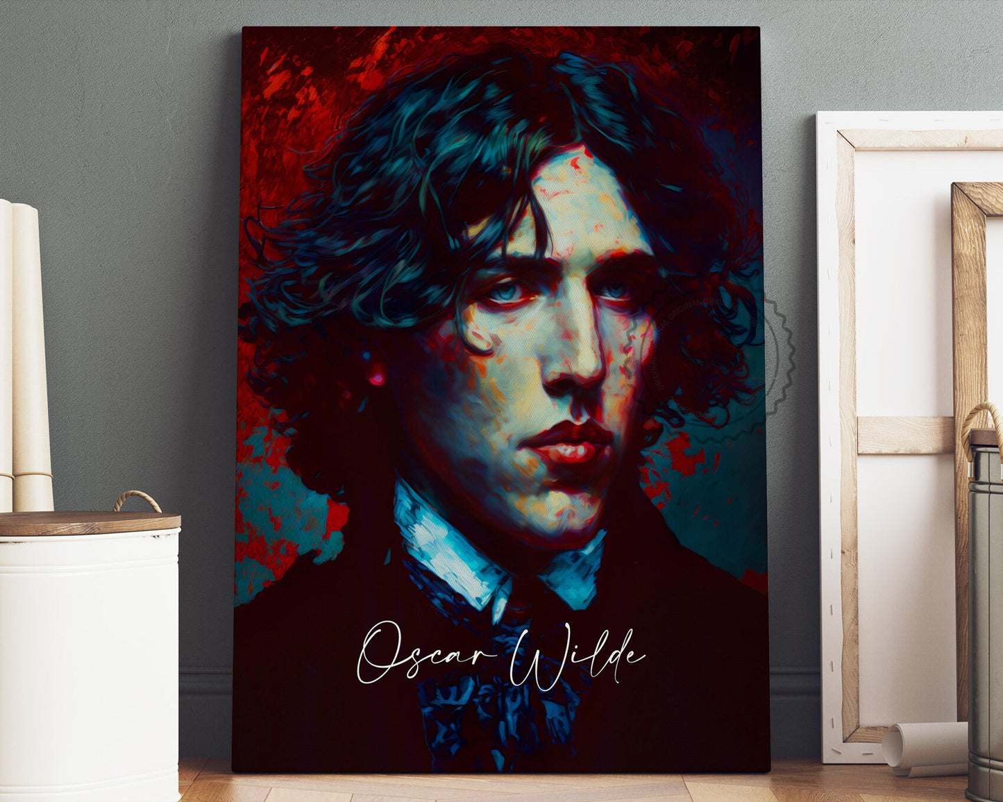 Oscar Wilde Poster Canvas | Oscar Wilde Canvas Wall Art, Oscar Wilde Print, Book Posters, Book Art, Book Lover Gift