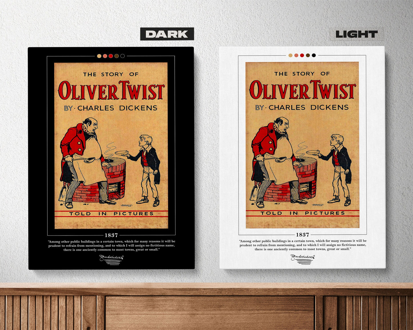 Oliver Twist Book Cover Poster | Charles Dickens, Oliver Twist Poster, Oliver Twist Print, Book Posters, Canvas Wall Art, Book Lover Gift