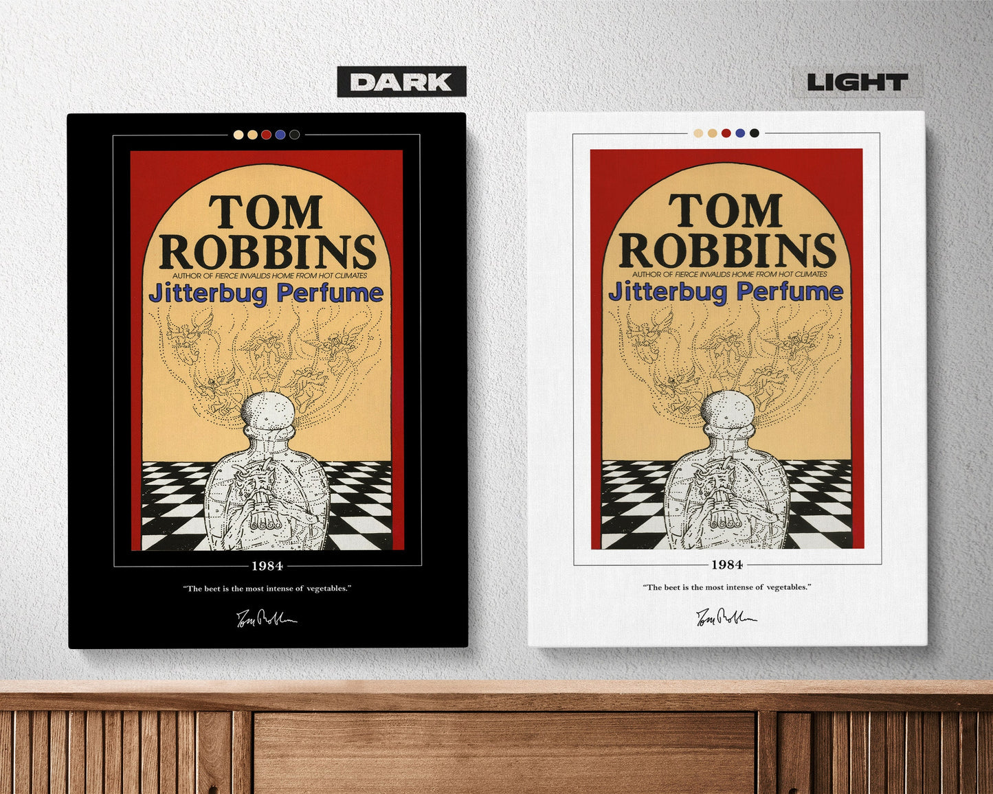Jitterbug Perfume Book Cover Poster | Tom Robbins, Jitterbug Perfume Poster, Jitterbug Perfume Print, Book Poster, Book Art, Book Lover Gift