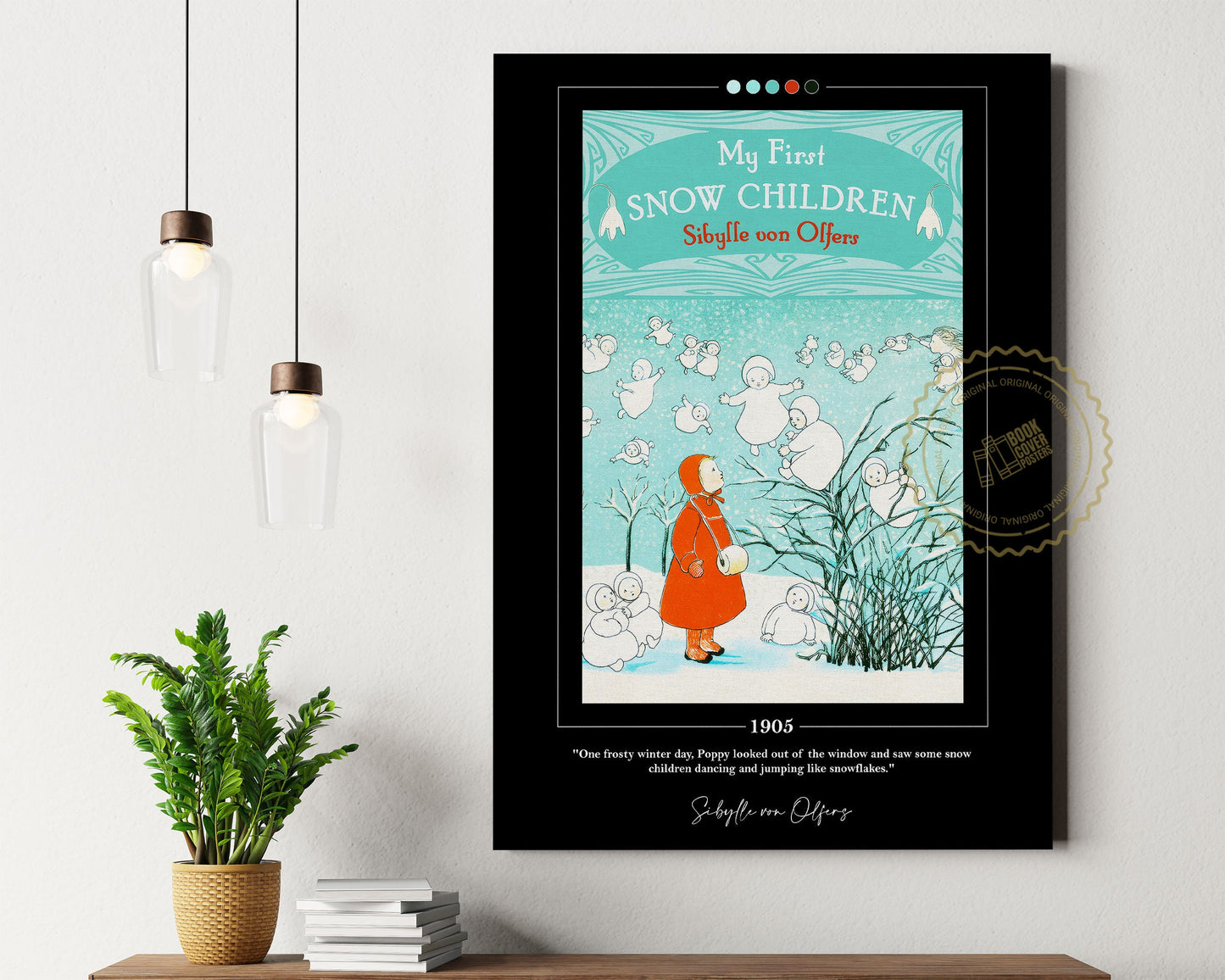 My First Snow Children Book Cover Poster | Sibylle von Olfers, My First Snow Children Poster, Book Posters, Canvas Wall Art, Book Lover Gift
