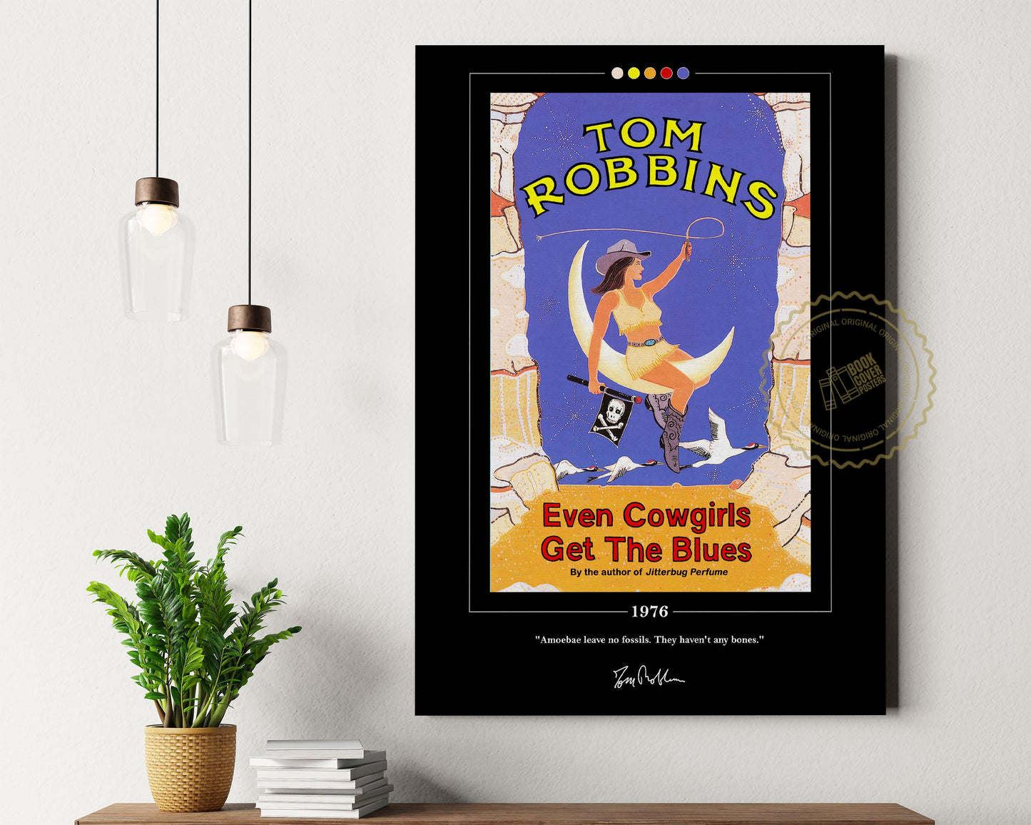 Even Cowgirls Get the Blues Book Cover Poster | Tom Robbins, Even Cowgirls Get the Blues Poster, Book Posters, Book Art, Book Lover Gift