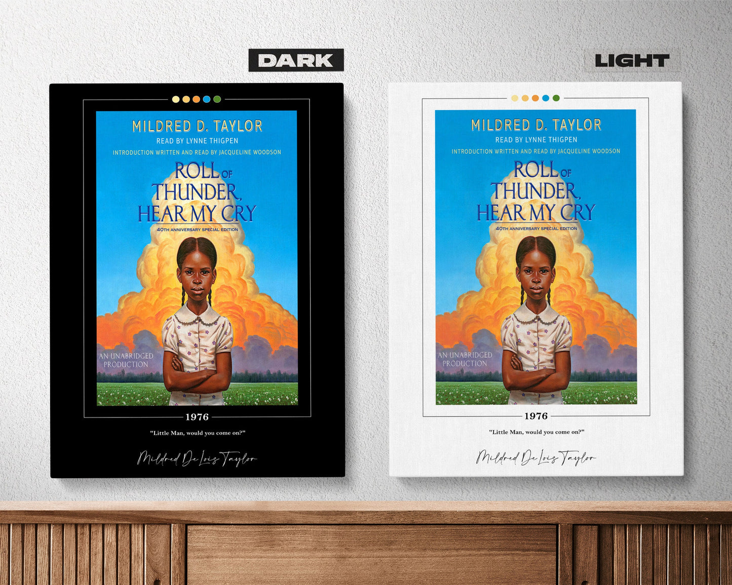Roll of Thunder Hear My Cry Book Cover Poster | Mildred D Taylor, Roll of Thunder Hear My Cry Poster, Book Poster, Book Art, Book Lover Gift