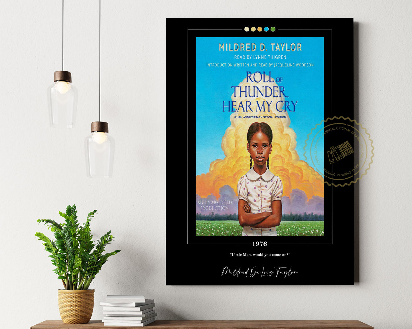 Roll of Thunder Hear My Cry Book Cover Poster | Mildred D Taylor, Roll of Thunder Hear My Cry Poster, Book Poster, Book Art, Book Lover Gift