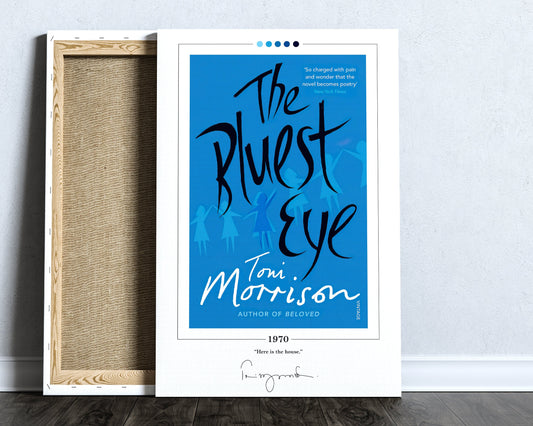 The Bluest Eye Book Cover Poster | Toni Morrison, The Bluest Eye Poster, The Bluest Eye Print, Book Posters, Canvas Print, Book Lover Gift