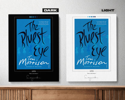 The Bluest Eye Book Cover Poster | Toni Morrison, The Bluest Eye Poster, The Bluest Eye Print, Book Posters, Canvas Print, Book Lover Gift